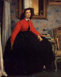 Portrait of Mademoiselle L. L. - Oil Painting Reproduction On Canvas