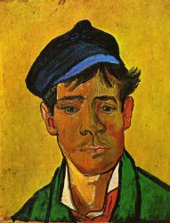 Young Man with a Cap -  Vincent Van Gogh Oil Painting