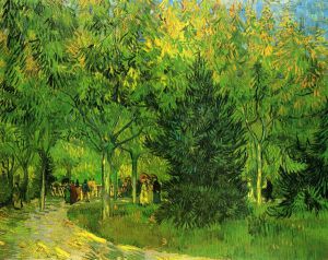 A Lane in the Public Garden at Arles - Vincent Van Gogh Oil Painting