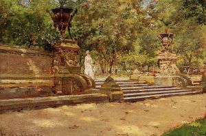 Prospect Park, Brooklyn - William Merritt Chase Oil Painting