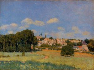 View of St. Cloud-Sunshine -  Alfred Sisley Oil Painting