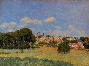 View of St. Cloud-Sunshine - Alfred Sisley Oil Painting