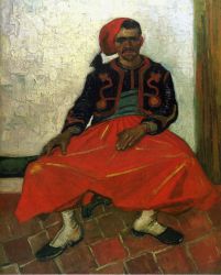 The Seated Zouave -  Vincent Van Gogh Oil Painting