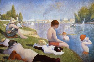 Bathing at Asnieres - Oil Painting Reproduction On Canvas
