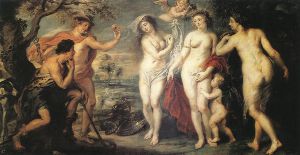 The Judgment of Paris II - Peter Paul Rubens oil painting