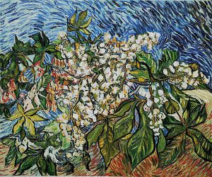 Blossoming Chestnut Branches II -  Vincent Van Gogh Oil Painting