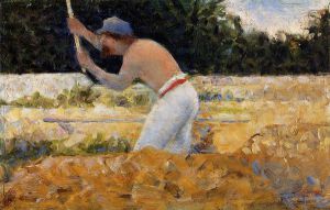 The Stone Breaker IV -   Georges Seurat Oil Painting