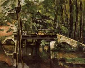 The Pont de Maincy - Paul Cezanne Oil Painting