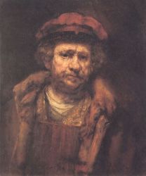 Self Portrait 23 - Rembrandt van Rijn Oil Painting