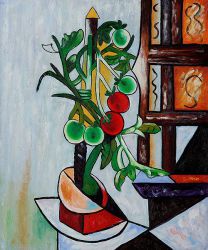 Tomato Plant III - Pablo Picasso Oil Painting