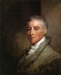 John Trumbull - Gilbert Stuart Oil Painting