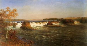 Falls of St. Anthony - Albert Bierstadt Oil Painting