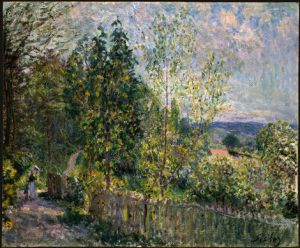 The Road in the Woods - Alfred Sisley Oil Painting