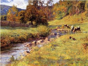 Tennessee Scene -   Theodore Clement Steele Oil Painting