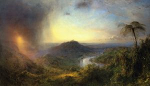 The Vale of St. Thomas, Jamaica -   Frederic Edwin Church Oil Painting