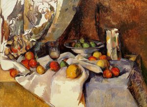 Still Life with Apples II -  Paul Cezanne Oil Painting