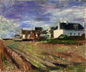 Farms in Brittany, Belle-Ile - Henri Matisse Oil Painting