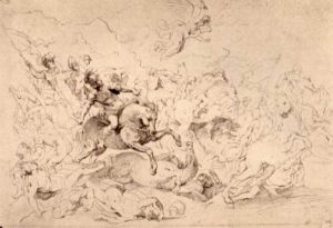 The damage of Sennaherib -   Peter Paul Rubens Oil Painting