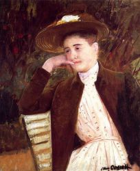 Celeste in a Brown Hat - Oil Painting Reproduction On Canvas