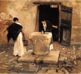 Venetian Water Carriers -   John Singer Sargent oil painting