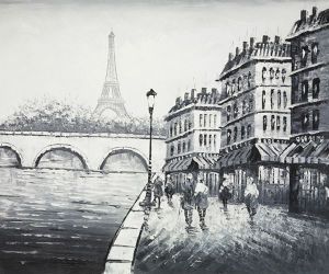 Remembering Paris of 1908 - Oil Painting Reproduction On Canvas