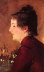 A Portrait of Violet - Oil Painting Reproduction On Canvas