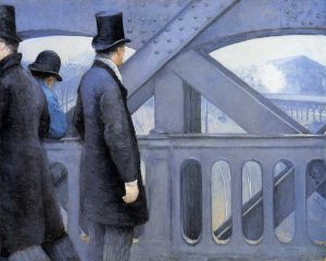 The Pont de Europe -   Gustave Caillebotte Oil Painting