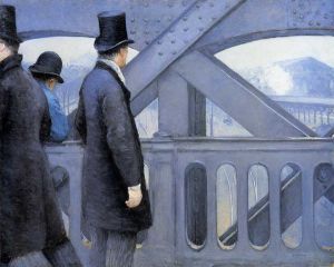 The Pont de Europe - Gustave Caillebotte Oil Painting