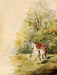 Hunting - Henri De Toulouse-Lautrec Oil Painting