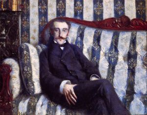 Portrait of a Man II -   Gustave Caillebotte Oil Painting