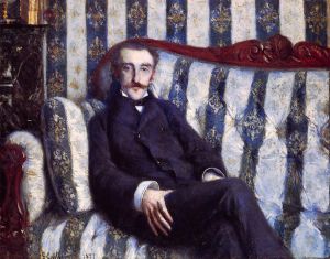 Portrait of a Man II - Gustave Caillebotte Oil Painting