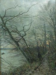 Le Bois des Roches-Veneux-Nadon - Alfred Sisley Oil Painting