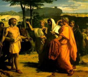 Cincinnatus Receiving Deputies of the Senate -  Alexandre Cabanel Oil Painting