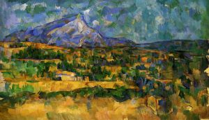 Mont Sainte-Victoire VIII - Paul Cezanne Oil Painting