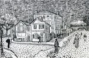 Vincent\'s House in Arles II -  Vincent Van Gogh oil painting