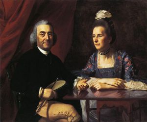 Mr. and Mrs. Isaac Winslow (Jemina Debuke) -   John Singleton Copley Oil Painting