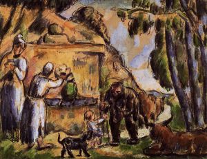 The Fountain -   Paul Cezanne Oil Painting