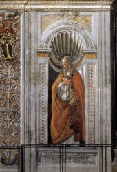 St Sixtus II - Sandro Botticelli oil painting
