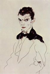 Self Portrait IV -   Egon Schiele Oil Painting