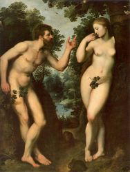 Adam and Eve -  Peter Paul Rubens oil painting