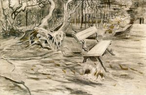 The Bench - Vincent Van Gogh Oil Painting