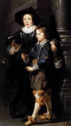 Albert and Nicolaas Rubens -   John Singer Sargent Oil Painting Peter Paul Rubens Oil Painting