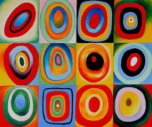 Farbstudie Quadrate III -  Wassily Kandinsky Oil Painting