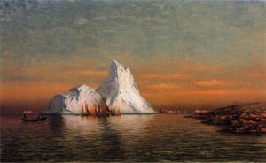 Fishing Fleet off Labrador II - William Bradford Oil Painting