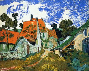 Village Street -   Vincent Van Gogh Oil Painting