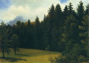 Mountain Resort -  Albert Bierstadt Oil Painting