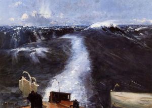 Atlantic Storm - John Singer Sargent Oil Painting