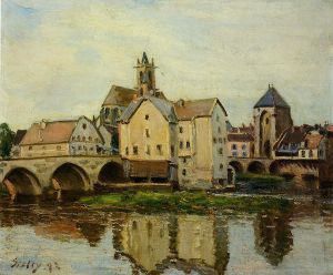 Moret-sur-Loing, Morning - Oil Painting Reproduction On Canvas