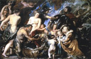 Allegory on the Blessings of Peace -   Peter Paul Rubens oil painting