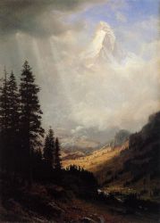 The Matterhorn -   Albert Bierstadt Oil Painting